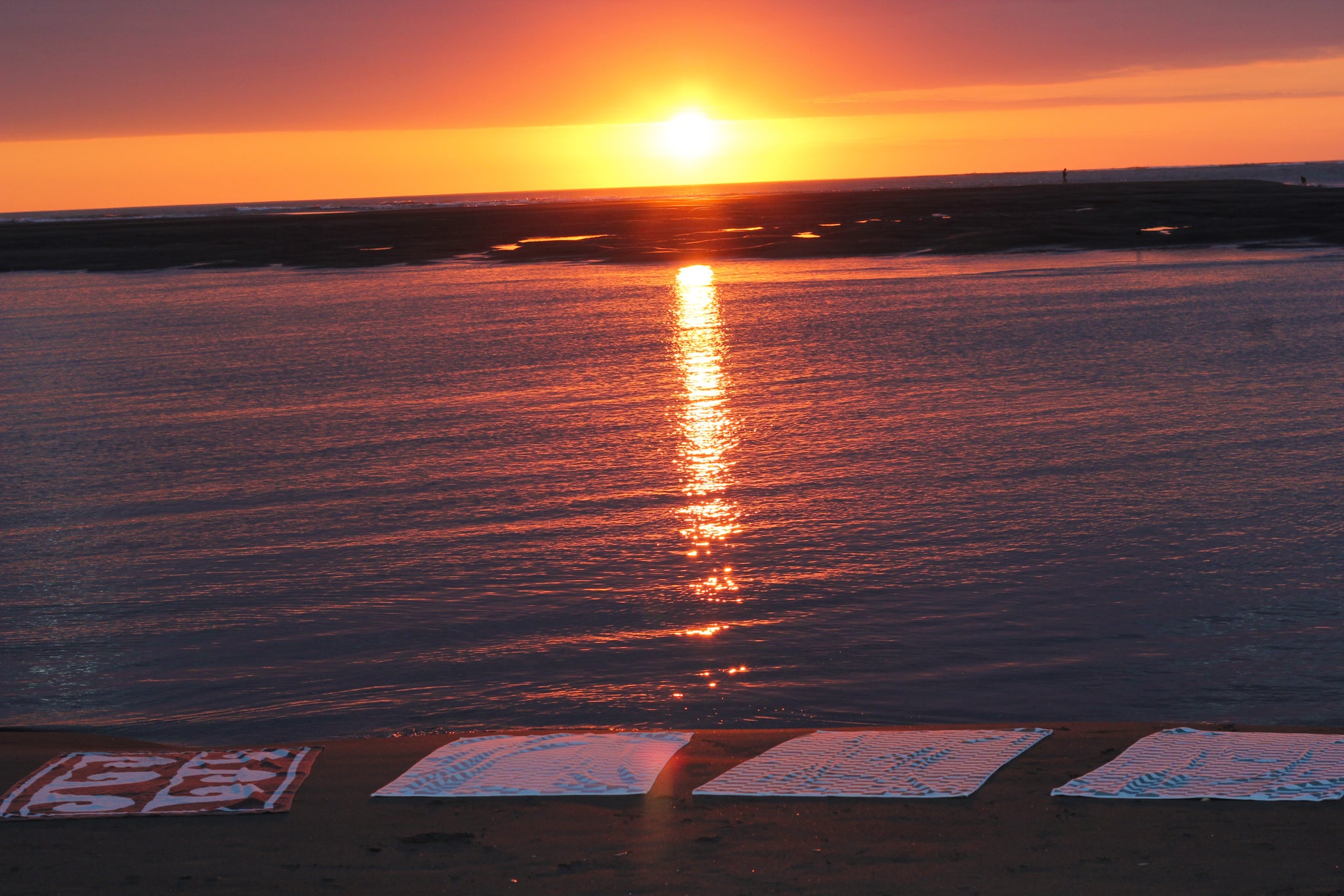 Tidal Check Beach Towel