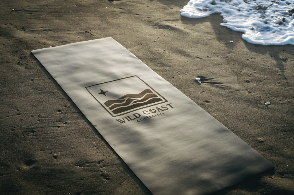 Maori Beach Yoga Mat by takahe_com