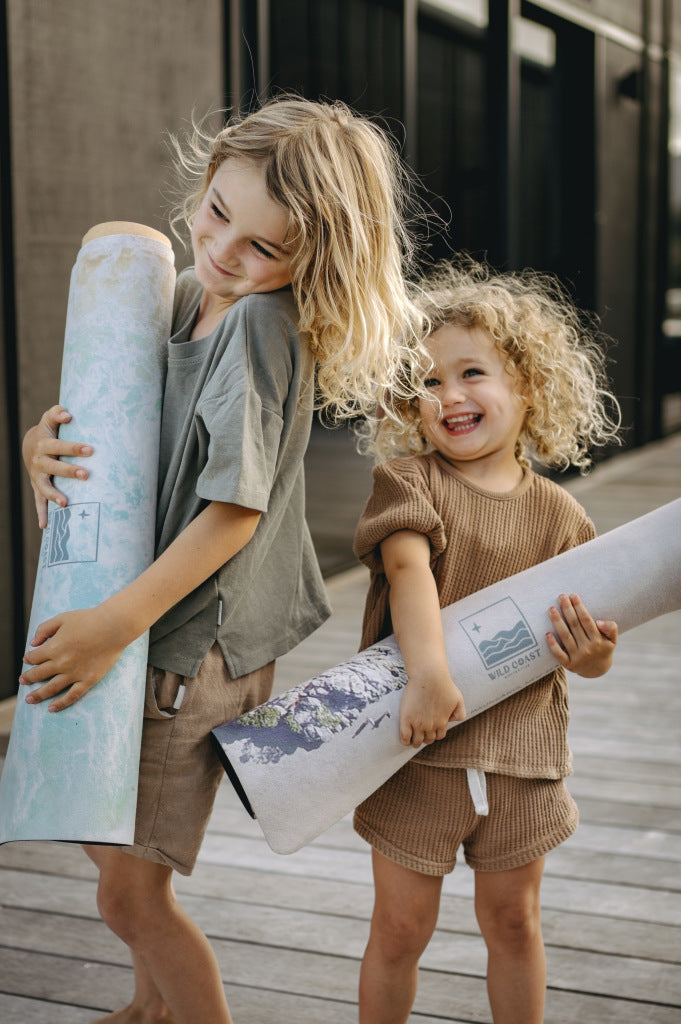 Kids Yoga Mat - Dolphin - Mount Maunganui