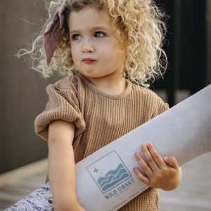 Share yoga, mindfulness, and movement with your kids using our adorable Dolphin kids mat. Features a flexi-grip finish and photography of Mt Maunganui.