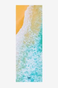 Eco-friendly, non-toxic yoga mat featuring stunning photography of the Pipeline, Oahu.